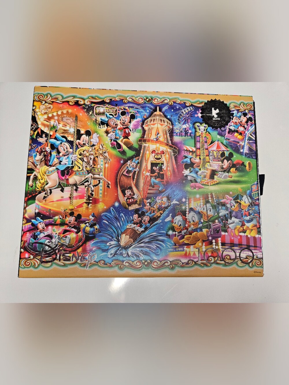 1000 Piece Disney Jigsaw Puzzle Mickey And Friends Ceaco 12450 Mickey's Carnival